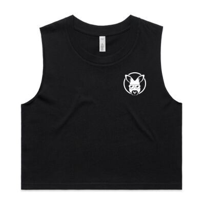 AS Colour Womens Crop Tank Laterz Social Dark Thumbnail